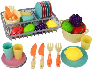 Kitchen Set Crockery Vegetables For Cutting 21 Pieces. Accessories