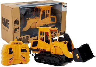 Battery Operated Bulldozer Excavator with Remote Controller Track Wheels 1:36