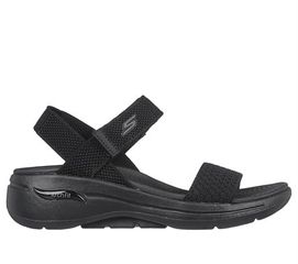 GO WALK Arch Fit Sandal - Polished - BLACK