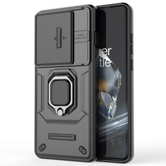 Θήκη OnePlus 12 5G Mad Mask Camshield Armor Guard v3 Πλάτη με προστασία για την κάμερα, Kickstand και Βάση στήριξης από σκλήρό Premium TPU μαύρο