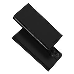 Θήκη Samsung Galaxy A35 5G DUX DUCIS Skin Pro Series με βάση στήριξης, υποδοχή καρτών και μαγνητικό κούμπωμα Flip Wallet από συνθετικό δέρμα και TPU μαύρο