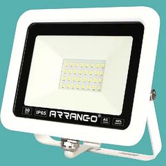 ARRANGO LED Αδιάβροχος Προβολέας 30W Εξωτερικού Χώρου Ψυχρού Φωτισμού - Λευκός AP6032C