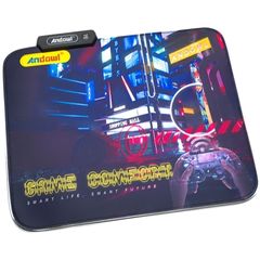 Gaming Mousepad με Φωτισμό RGB 25x30cm - Game Comfort - Andowl Q-R20