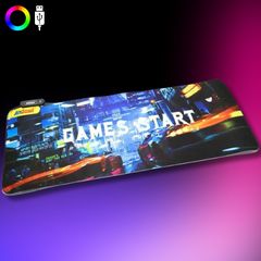 Gaming Mousepad XXL με Φωτισμό RGB 80 cm - Games Start - Andowl Q-R10