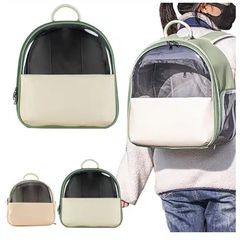 Ανθεκτική Τσάντα Μεταφοράς με Αερισμό για Κατοικίδια έως 8kg Πράσινη 35x31x20cm