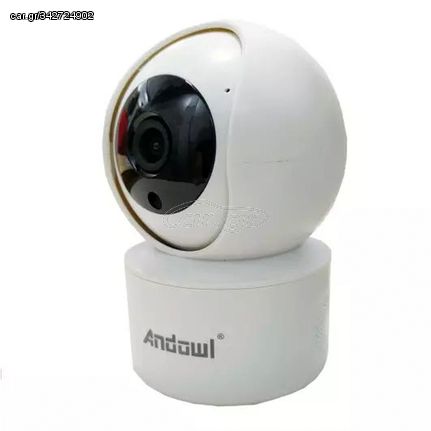 Ασύρματη IP Κάμερα Πανοραμική Full HD 355° Andowl WiFi με Νυχτερινή Λήψη Ανιχνευτή Κίνησης Ειδοποίηση στο Κινητό και Μικρόφωνο - Multi-Function Camera Q-A237