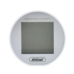 Αισθητήρας Θερμοκρασίας & Υγρασίας WiFi με Οθόνη LCD Andowl - Λευκό Q-WD50