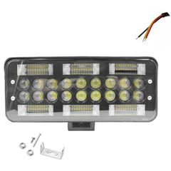 LED Αδιάβροχος προβολέας αυτοκινήτου 54 SMD 12-24V 25cm με ψυχρό λευκό φωτισμό μαύρο