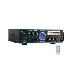Ενισχυτής 80 Watt Ψηφιακό Ηχοσύστημα Καραόκε 12V-220V MP3 Player με σύνδεση Bluetooth - USB - AUX με Τηλεχειριστήριο BT-266