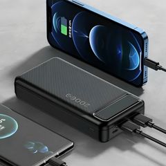 Power Bank 20000mAh με 2 Θύρες USB-A - Φορητή Μπαταρία Φόρτισης Συσκευών Μαύρο KLGO KP-21