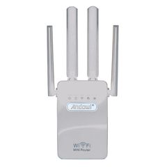 Andowl WiFi Extender Single Band 2.4GHz 300Mbps με 2 Θύρες Ethernet Q-T83 - Λευκό