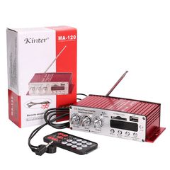 Ραδιοενισχυτής - Ψηφιακή Συσκευή Αναπαραγωγής Ήχου με 2 Κανάλια & Τηλεκοντρόλ - Digital Audio Player 20W - Kinter Mini MA-120