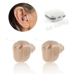 Διπλά 2x SuperMicro Ακουστικά Ενίσχυσης Ακοής & Βοηθήματα Βαρηκοίας HEAR+ DUO