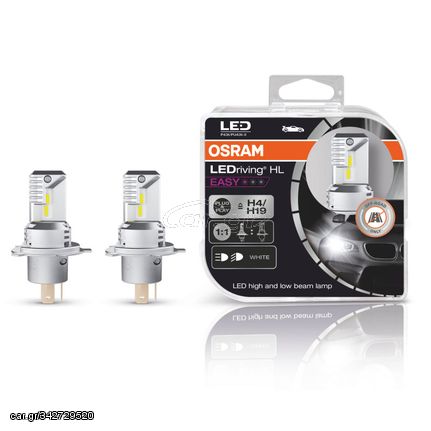 Λάμπες Led H4/H19 Osram LEDriving HL Easy 12volt 16,5watt 1400/1100 lm 6500k 2 Τεμάχια