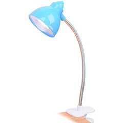 Μίνι LED USB Φωτιστικό Γραφείου με Κλιπ & Εύκαμπτο Βραχίονα - Clip LED Lamp Γαλάζιο