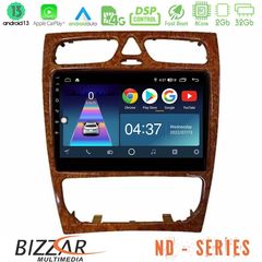 Bizzar ND Series 8Core Android13 2+32GB Mercedes C Class (W203) Navigation Multimedia Tablet 9 (Wooden Style) | Pancarshop