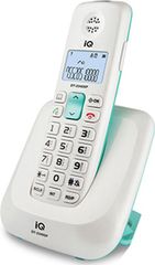 IQ DT-2340SP Ασύρματο Τηλέφωνο με Aνοιχτή Aκρόαση Λευκό DT-2340