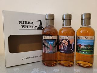 3 x Nikka from the Barrel. Miyagikyo Distillery. (3x180ml)