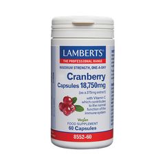 Lamberts Cranberry 18.750mg 60caps Για Το Ουροποιητικό Σύστημα