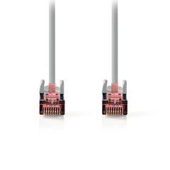 Καλώδιο δικτύου CAT 6, S/FTP, 10m σε γκρι χρώμα. - NEDIS CCGL85221GY100