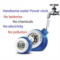 Ψηφιακό Ρολόι με Ανεξάντλητη Πηγή Ενέργειας: Το Νερό - Mini Water Clock