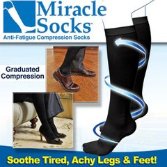 Miracle Socks Κάλτσες Διαβαθμισμένης Συμπίεσης για Ανακούφιση από Πόνους & Πρηξίματα