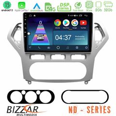 Bizzar ND Series 8Core Android13 2+32GB Ford Mondeo 2007-2010 AUTO A/C Navigation Multimedia Tablet 9″