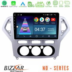 Bizzar ND Series 8Core Android13 2+32GB Ford Mondeo 2007-2010 Manual A/C Navigation Multimedia Tablet 10″