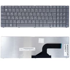 Πληκτρολόγιο Ελληνικό - Greek Laptop Keyboard για Asus G51 A52 N60 N61 N70 N71 K53 K73 G72 V111446AS3 04GNY11KUS01-1 GR Grey ( Κωδ.40002GRGREY )
