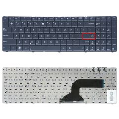 Πληκτρολόγιο - Laptop Keyboard για Asus G51 A52 N60 N61 N70 N71 K53 K73 G72 V111446AS3 04GNY11KUS01-1 US No Frame Βlack ( Κωδ.40002US )