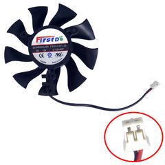 Ανεμιστηράκι Laptop - GPU Cooling Fan για Mac Pro ATi Radeon HD 4890 HD5770 HD5870 HD6770 HD6790 Video Card Cooling Fan FD8015H12S FD8015U12S 75MM 12V 0.32A 2Wire 2Pin ( Κωδ.81269 )