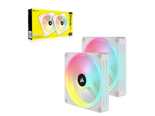 Corsair PWM Fan iCUE Link QX140 RGB Starter Kit with iCUE Link System Hub 140mm - White - CO-9051008-WW