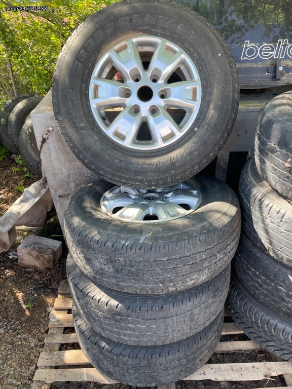 FORD RANGER ΖΑΝΤΟΛΑΣΤΙΧΑ ΑΛΟΥΜΙΝΙΟΥ 255/70/16