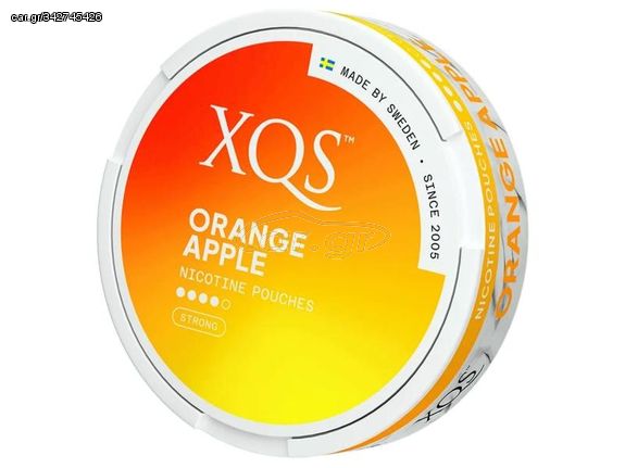 XQS σακουλάκια νικοτίνης ORANGE APPLE Strong 20 8mg Νικοτίνη (Made in Sweden) 8720400633999