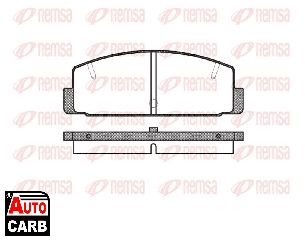 Δισκοπλακα REMSA 179 00 για HAIMA (FAW) 3 2006-, MAZDA 323 1989-2000, MAZDA 626 1987-1998