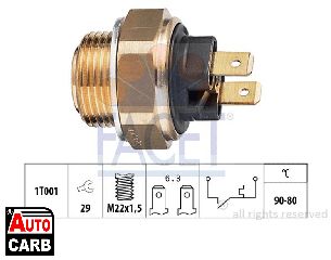 Θερμοστατης Ψυκτικο Υγρο FACET 75002 για ALFA ROMEO 164 1987-1998, ALFA ROMEO 33 1983-1993, ALFA ROMEO ALFASUD 1972-1985