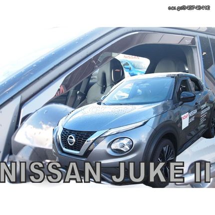Nissan Juke 5d 2019+ Φιμέ Ανεμοθραύστες Heko Σετ 2τμχ (tp)