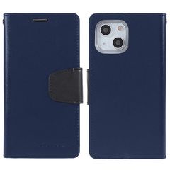 Θήκη Book Goospery Sonata Diary Case για Apple iPhone 13/ iPhone 14 Μπλέ-Μαύρο