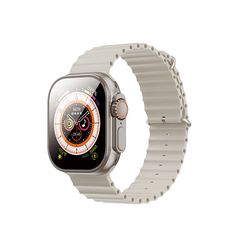 XO M9 Ultra Wireless Charging Smart Sports Call Watch (Ασημί)