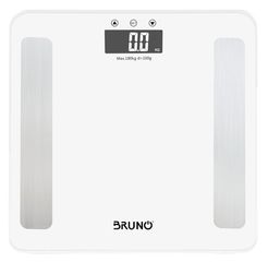 BRUNO ψηφιακή ζυγαριά με λιπομετρητή BRN-0057, έως 180kg, λευκή