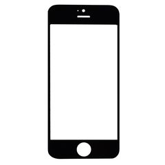 Apple iPhone 5S - Glass screen Lens replacement Black High Quality