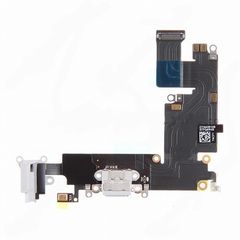 APPLE iPhone 6 Plus - Charging Flex Cable Connector + Audio jack White