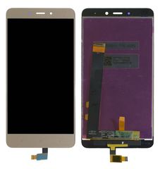 Οθόνη + Μηχανισμός Αφής Xiaomi Redmi Note 4 (Mediatek) Χρυσαφί (Διάσταση:148mm) OEM