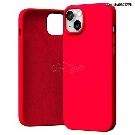Θήκη Goospery Silicone για Apple iPhone 14 Plus Κόκκινο