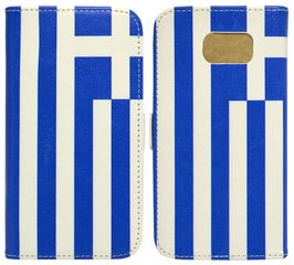 Θήκη Book Ancus Flag Collection για Samsung SM-G920F Galaxy S6 Ελλάδα