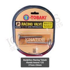 Βαλβίδες Racing Tobaki Honda Innova 125 27mm-23mm