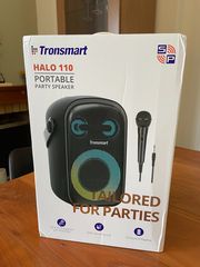 Tronsmart Halo 110 Σύστημα Karaoke με Ενσύρματo Μικρόφωνo σε Μαύρο Χρώμα