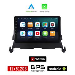 KIROSIWA DODGE JOURNEY (2008-2011) Android οθόνη αυτοκίνητου 12GB + 512GB με GPS WI-FI (ηχοσύστημα αφής 9" ιντσών Android Auto Apple Carplay Youtube Playstore MP3 USB Radio Bluetooth Mirrorlink εργοστ