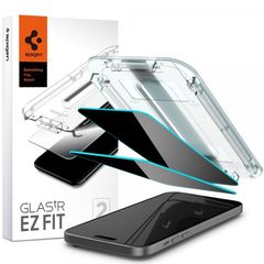 Spigen EZ FIT GLAS.tR Tempered Glass 2τμχ Privacy , για το Apple iPhone 15