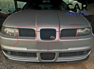 Σίτες προφυλακτήρα Seat Leon 1M FR / TOP SPORT * 1M6 853 666 B 79Y - 1M6 853 665 B 79Y *-thumb-1